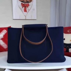 Replica Handbag Store Cabag Elan Bag In Dark Blue Canvas