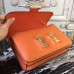 Replica Handbag Store Orange Constance MM 24cm Epsom Leather Bag Replica Handbag Store Orange Constance MM 24cm Epsom Leather Bag