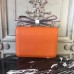 Replica Handbag Store Orange Constance MM 24cm Epsom Leather Bag Replica Handbag Store Orange Constance MM 24cm Epsom Leather Bag