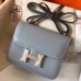 Replica Handbag Store Mini Constance 18cm Epsom Blue Lin Bag