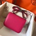 Replica Handbag Store Mini Constance 18cm Rose Red Epsom Bag