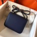Replica Handbag Store Mini Constance 18cm Sapphire Epsom Bag
