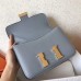 Replica Handbag Store Epsom Constance 24cm Blue Lin Handmade Bag