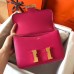 Replica Handbag Store Epsom Constance 24cm Rose Red Handmade Bag