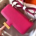 Replica Handbag Store Epsom Constance 24cm Rose Red Handmade Bag