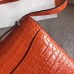 Replica Handbag Store Constance 24cm Orange Porosus Crocodile Replica Handbag Store Constance 24cm Orange Porosus Crocodile