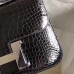 Replica Handbag Store Constance 24cm Black Porosus Crocodile Replica Handbag Store Constance 24cm Black Porosus Crocodile