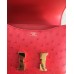 Replica Handbag Store Mini Constance 18cm Red Ostrich Leather