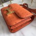 Replica Handbag Store Mini Constance 18cm Orange Ostrich Leather