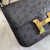 Replica Handbag Store Mini Constance 18cm Black Ostrich Leather