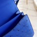 Replica Handbag Store Mini Constance 18cm Blue Electric Ostrich Leather Replica Handbag Store Mini Constance 18cm Blue Electric Ostrich Leather