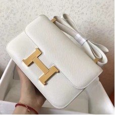 Replica Handbag Store Epsom Constance 24cm White Handmade Bag Replica Handbag Store Epsom Constance 24cm White Handmade Bag