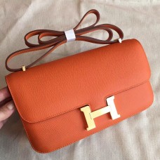 Replica Handbag Store Orange Epsom Constance Elan 25cm Bag