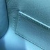 Replica Handbag Store Handmade Egee Clutch In Atoll Blue Swift Leather