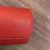 Replica Handbag Store Handmade Egee Clutch In Red Swift Leather
