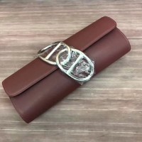 Replica Handbag Store Handmade Egee Clutch In Havane Swift Leather Replica Handbag Store Handmade Egee Clutch In Havane Swift Leather