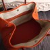 Replica Handbag Store Small Garden Party 30cm Tote In Orange Leather