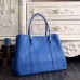 Replica Handbag Store Medium Garden Party 36cm Tote In Blue Leather