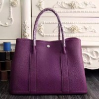 Replica Handbag Store Medium Garden Party 36cm Tote In Purple Leather