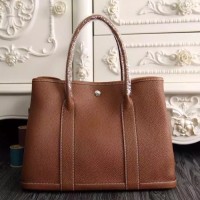 Replica Handbag Store Small Garden Party 30cm Tote In Brown Leather