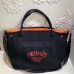 Replica Handbag Store Black Functional Grooming Bag