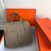 Replica Handbag Store Halzan Bag In Grey Togo Leather