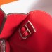 Replica Handbag Store Halzan Bag In Red Clemence Leather Replica Handbag Store Halzan Bag In Red Clemence Leather
