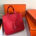 Replica Handbag Store Halzan Bag In Red Clemence Leather Replica Handbag Store Halzan Bag In Red Clemence Leather