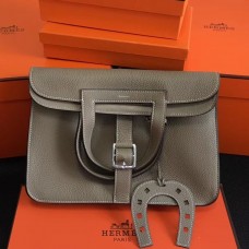 Replica Handbag Store Halzan Bag In Grey Togo Leather