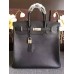 Replica Handbag Store Black Haut a Courroies HAC Birkin 40cm Bag