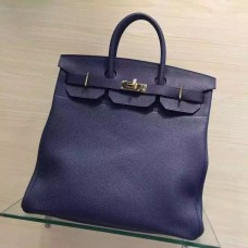Replica Handbag Store Blue Haut a Courroies HAC Birkin 40cm Bag
