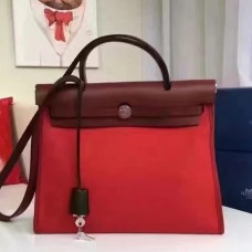 Replica Handbag Store Herbag Zip PM 31cm Bag In Red Canvas