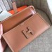 Replica Handbag Store Jige Elan 29 Clutch Bag In Brown Epsom Leather Replica Handbag Store Jige Elan 29 Clutch Bag In Brown Epsom Leather