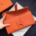 Replica Handbag Store Orange Epsom Jige Elan 29 Clutch