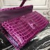 Replica Handbag Store Jige Elan 29 Clutch In Fuchsia Crocodile Leather
