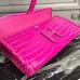 Replica Handbag Store Jige Elan 29 Clutch In Rose Red Crocodile Leather