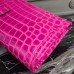Replica Handbag Store Jige Elan 29 Clutch In Rose Red Crocodile Leather