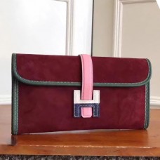 Replica Handbag Store Bordeaux Suede Jige Elan 29 Clutch Bag