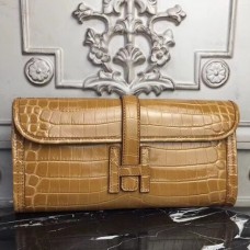 Replica Handbag Store Jige Elan 29 Clutch In Camarel Crocodile Leather