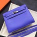 Replica Handbag Store Kelly Danse Bag In Blue Swift Leather