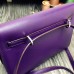 Replica Handbag Store Kelly Danse Bag In Purple Swift Leather
