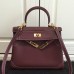 Replica Handbag Store Kelly Ghillies 28cm In Burgundy Swift Leather