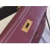 Replica Handbag Store Kelly Ghillies 28cm In Burgundy Swift Leather