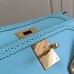 Replica Handbag Store Kelly Ghillies 28cm In Light Blue Swift Leather