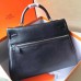 Replica Handbag Store Black Kelly Lakis 35cm Handmade Bag