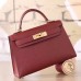Replica Handbag Store Ruby Epsom Kelly Mini II 20cm Handmade Bag