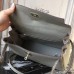 Replica Handbag Store Light Grey Clemence Kelly 28cm Bag
