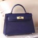Replica Handbag Store Sapphire Epsom Kelly Mini II 20cm Handmade Bag