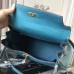 Replica Handbag Store Blue Jean Clemence Kelly 32cm Retourne Bag