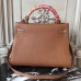 Replica Handbag Store Brown Clemence Kelly 32cm Retourne Bag